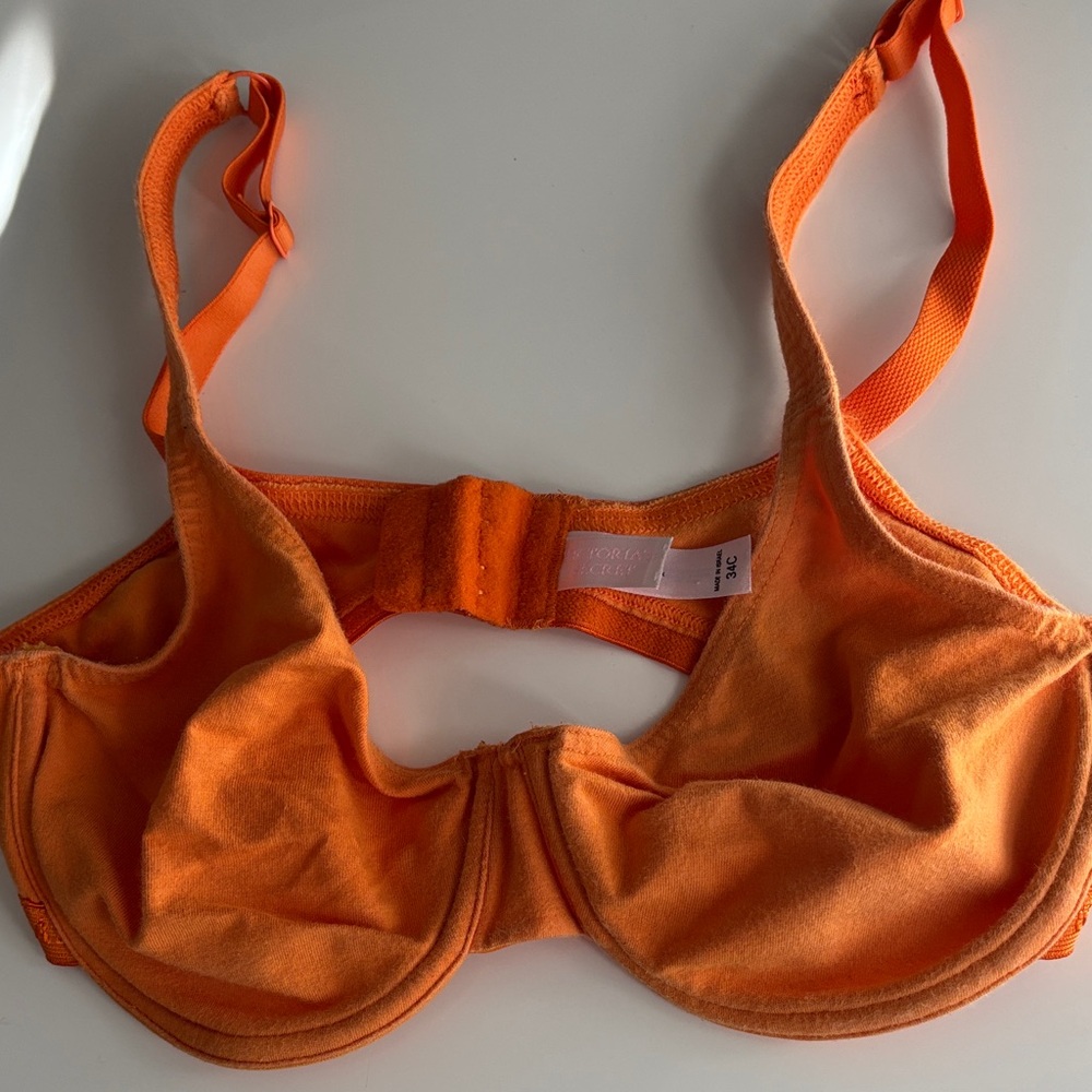 Victoria Secret Orange bra sz 34 C